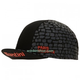 Fietsen Caps Santini 2023 Paris-Roubaix - Zwart